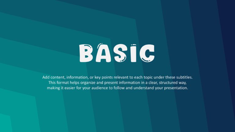 Basic PowerPoint Backgrounds & Google Slides Theme