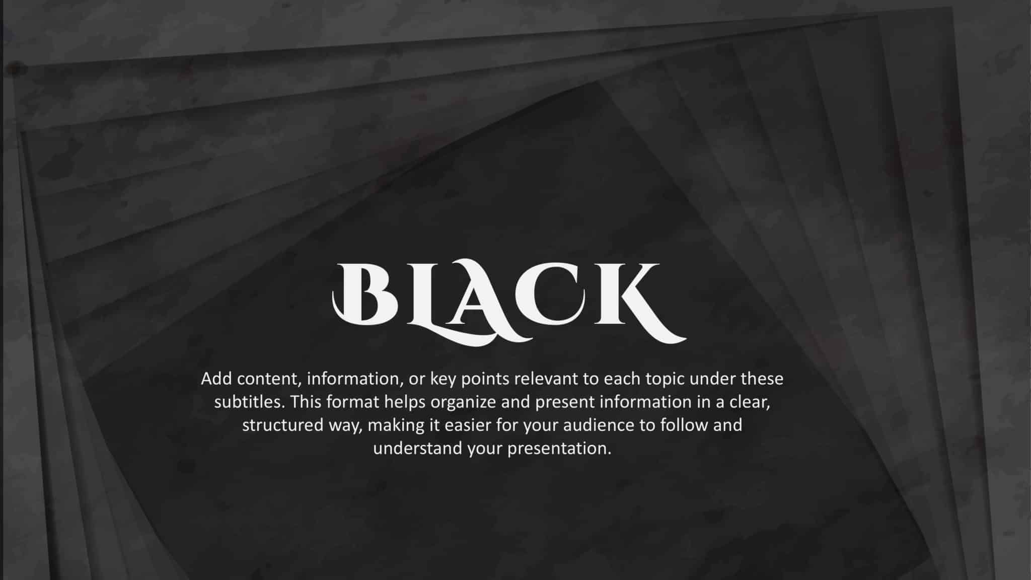 Download Black PowerPoint Templates Google Slides Themes SlideUpLift