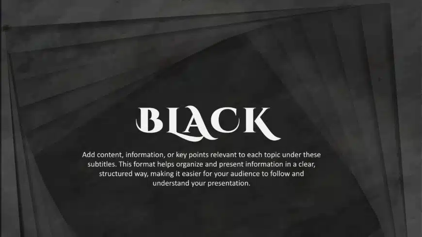 Black PowerPoint Background