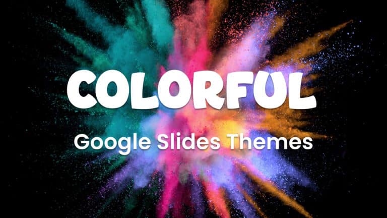 Colorful Google Slides Themes Theme