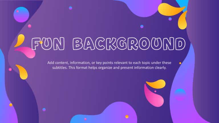 Fun Background For Google Slides Theme