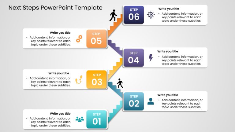 Next Steps 07 PowerPoint Template & Google Slides Theme