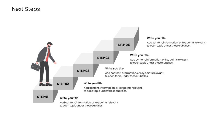 Next Steps 08 PowerPoint Template