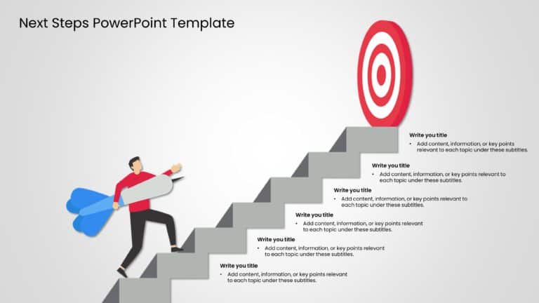 Next Steps 09 PowerPoint Template & Google Slides Theme