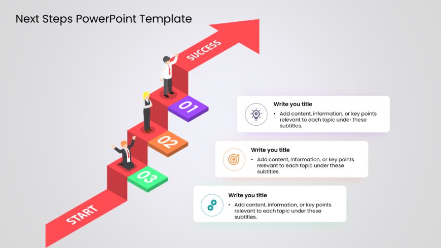 Next Steps 12 PowerPoint Template