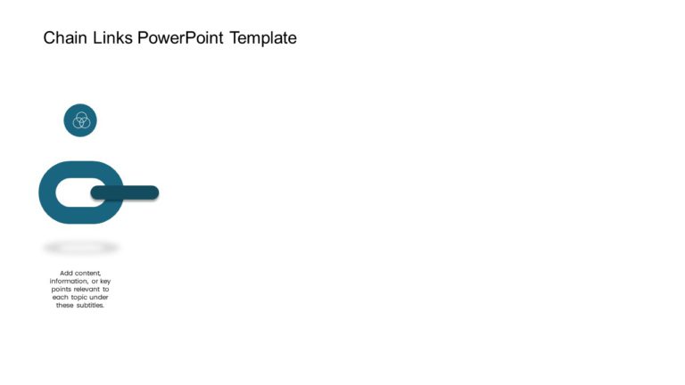 Animated Chain Links PowerPoint Template & Google Slides Theme 1