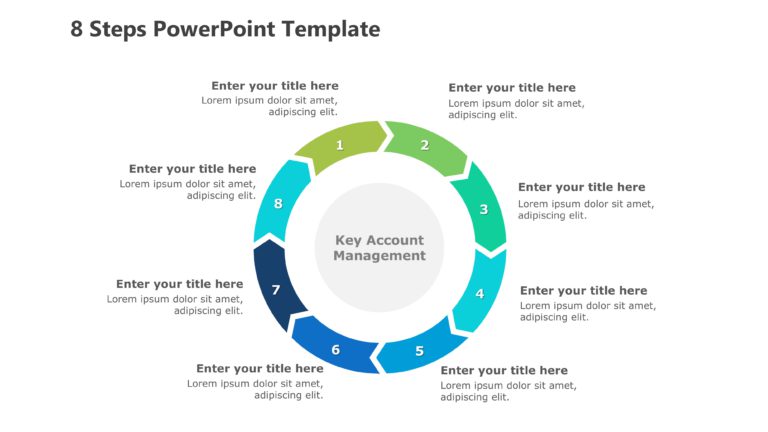 8 Steps PowerPoint Template Collection & Google Slides Theme 14