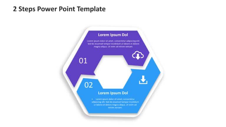 2 Steps PowerPoint Template Collection & Google Slides Theme 2