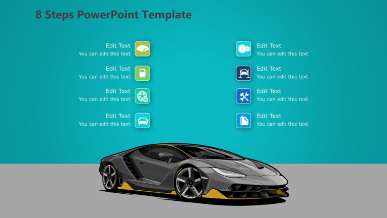 8 Steps PowerPoint Template Collection & Google Slides Theme 18