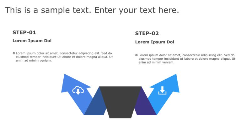 2 Steps PowerPoint Template Collection & Google Slides Theme 16