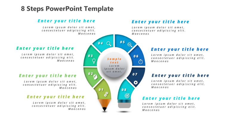 8 Steps PowerPoint Template Collection & Google Slides Theme 5