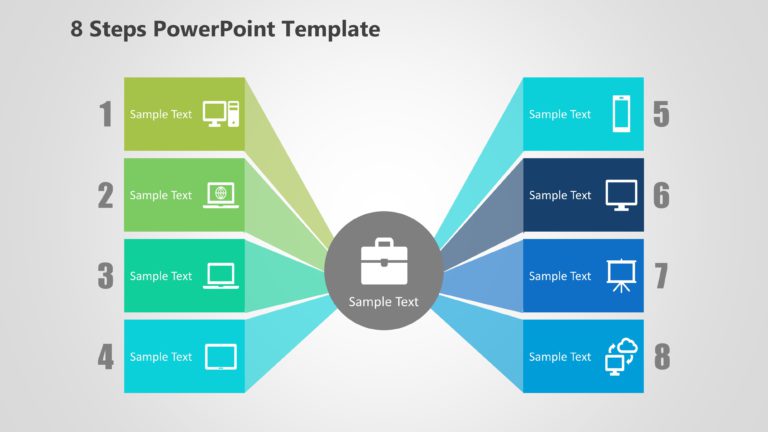 8 Steps PowerPoint Template Collection & Google Slides Theme 7