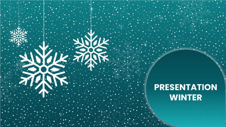 Winter PowerPoint Background & Google Slides Theme 2