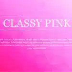 Pink Google Slides Background Theme 1