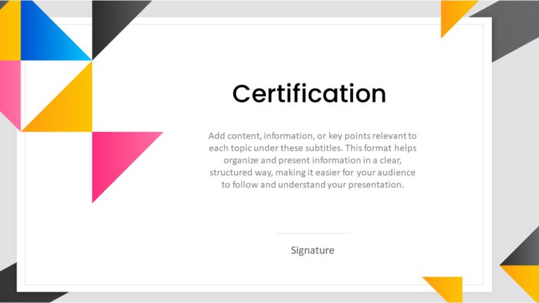 Accreditation PowerPoint Template & Google Slides Theme 2