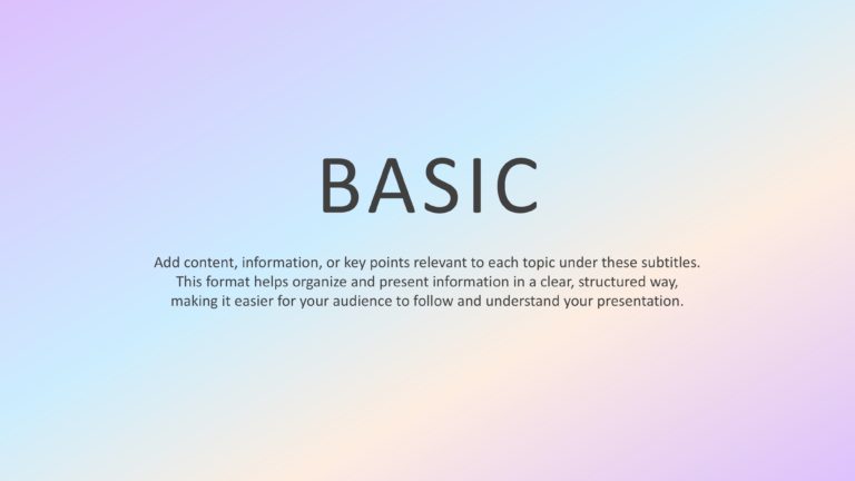 Basic Background For Google Slides Theme 1