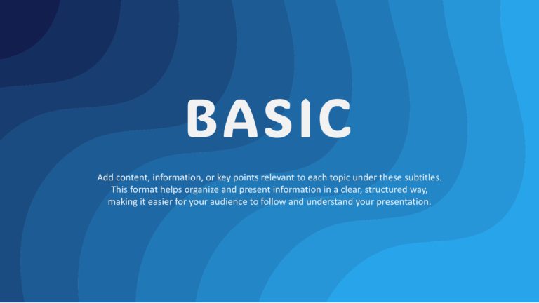 Basic PowerPoint Backgrounds & Google Slides Theme 1