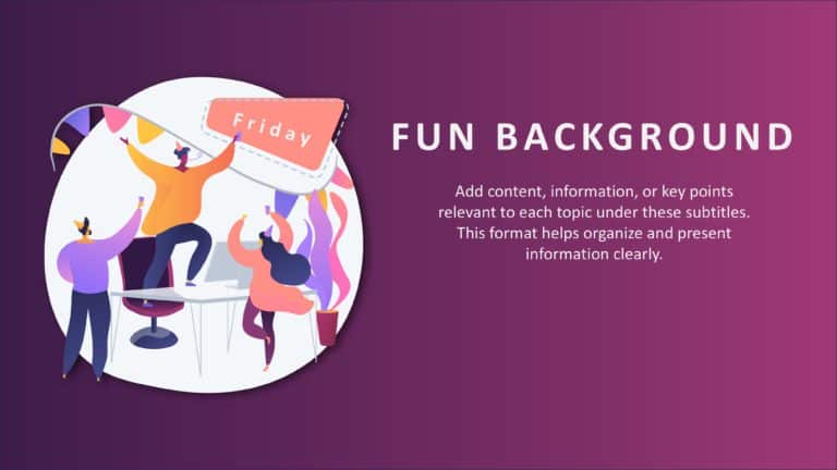 Fun PowerPoint Backgrounds & Google Slides Theme 1