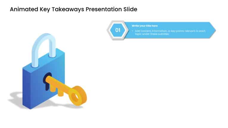 Animated Key Takeaways PowerPoint Template & Google Slides Theme 1