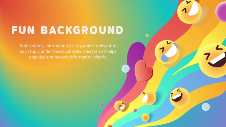 Fun Backgrounds For PowerPoint & Google Slides Theme 1