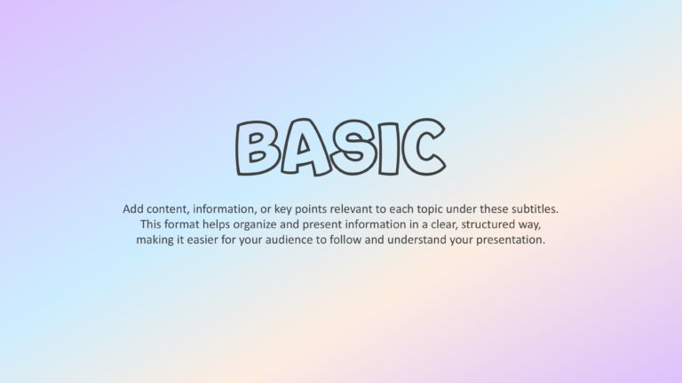 Basic Background For Google Slides Theme 1