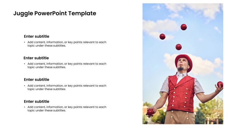 Juggle PowerPoint Template & Google Slides Theme 1