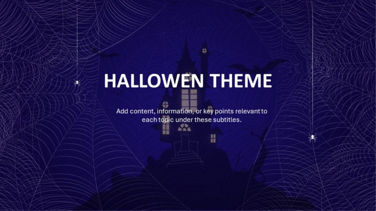 Halloween PowerPoint Background & Google Slides Theme 1