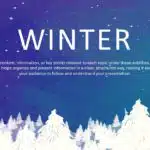 Winter PowerPoint Background & Google Slides Theme