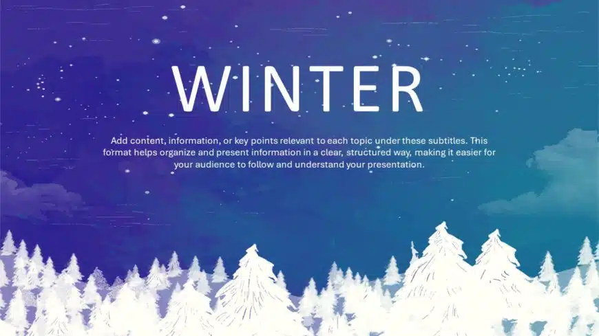 Winter PowerPoint Background