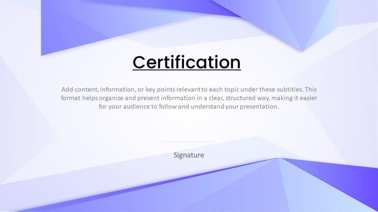 Accreditation PowerPoint Template & Google Slides Theme 1