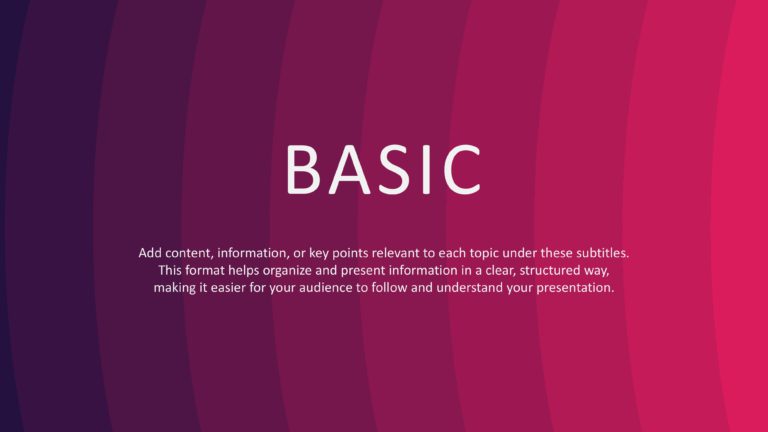 Basic PowerPoint Backgrounds & Google Slides Theme 2