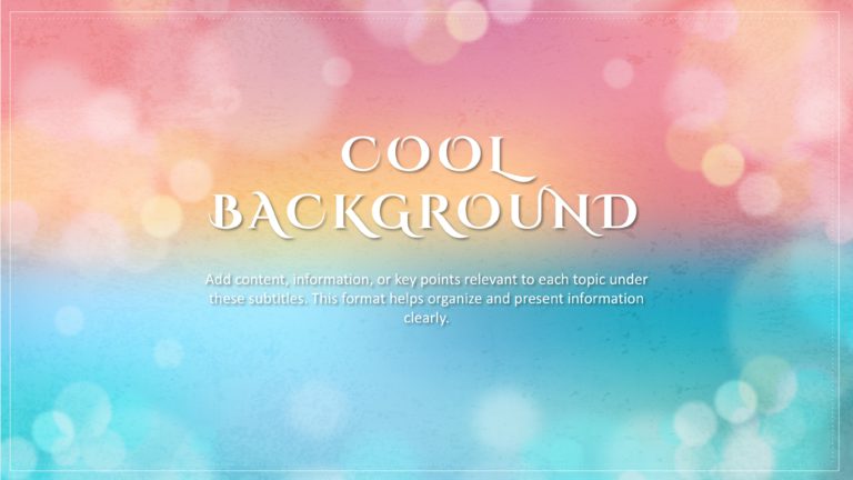 Cool Backgrounds For Google Slides Theme 1