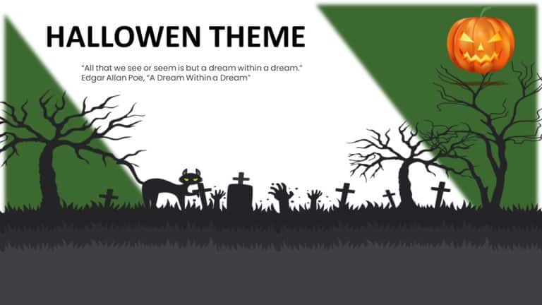 Halloween PowerPoint Background & Google Slides Theme