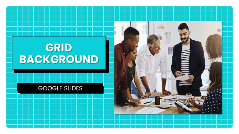 Grid Background For Google Slides Theme 2