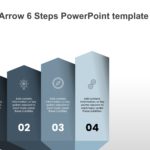 Animated Arrow 6 Steps PowerPoint Template & Google Slides Theme 4