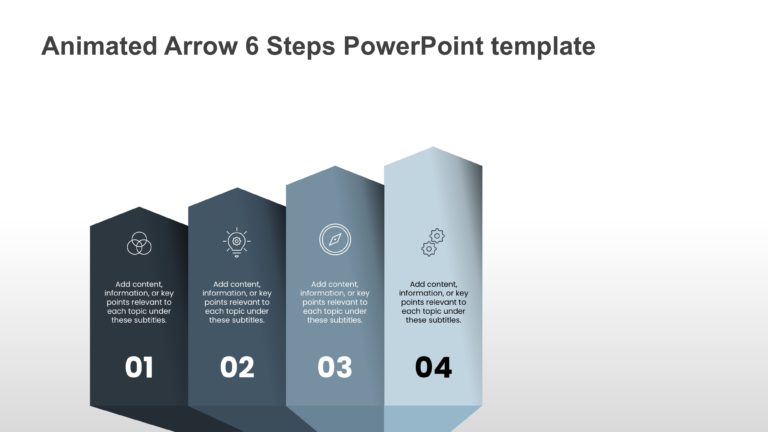 Animated Arrow 6 Steps PowerPoint Template & Google Slides Theme 4