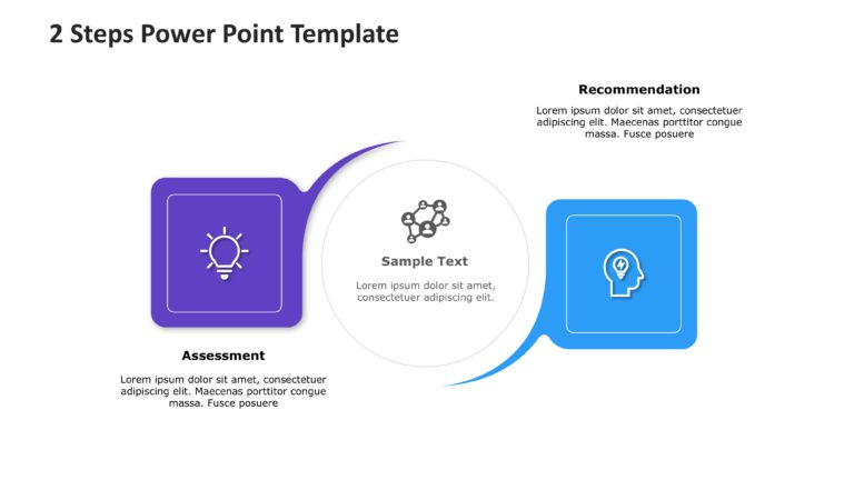 2 Steps PowerPoint Template Collection & Google Slides Theme 6