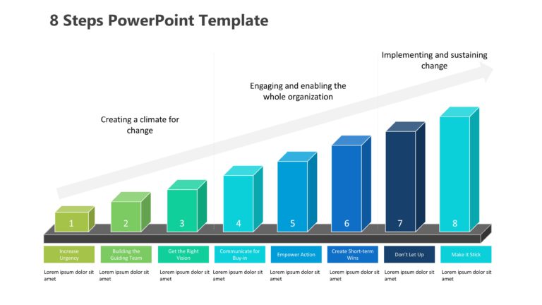 8 Steps PowerPoint Template Collection & Google Slides Theme 10