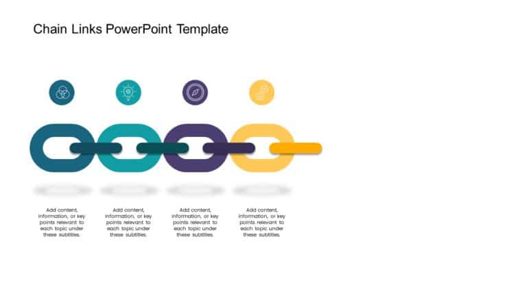 Animated Chain Links PowerPoint Template & Google Slides Theme 4