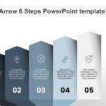 Animated Arrow 6 Steps PowerPoint Template & Google Slides Theme 5