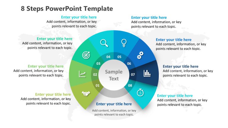 8 Steps PowerPoint Template Collection & Google Slides Theme 1