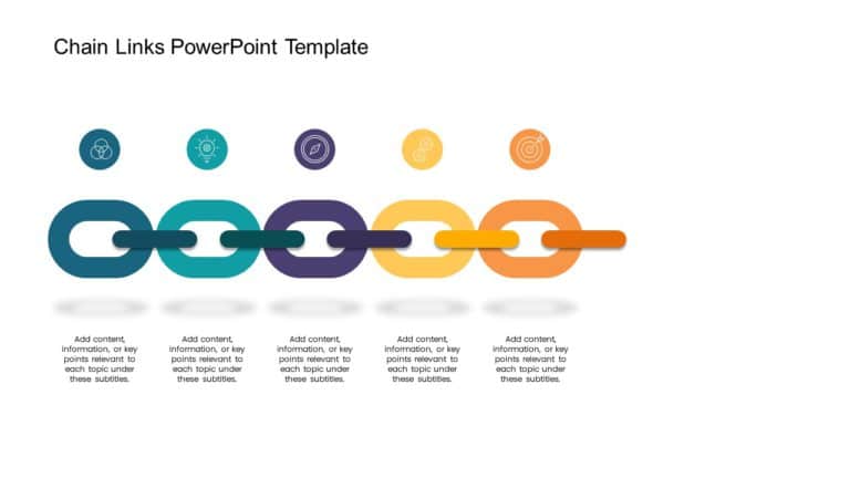 Animated Chain Links PowerPoint Template & Google Slides Theme 5