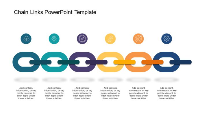 Animated Chain Links PowerPoint Template & Google Slides Theme 6