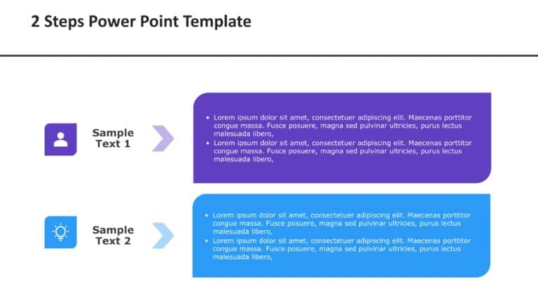 2 Steps PowerPoint Template Collection & Google Slides Theme 9