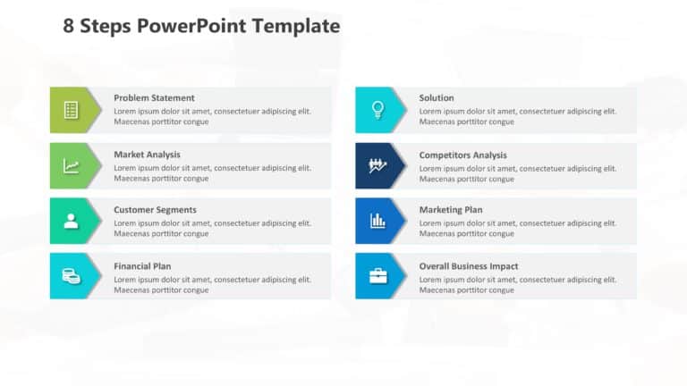 8 Steps PowerPoint Template Collection & Google Slides Theme 12