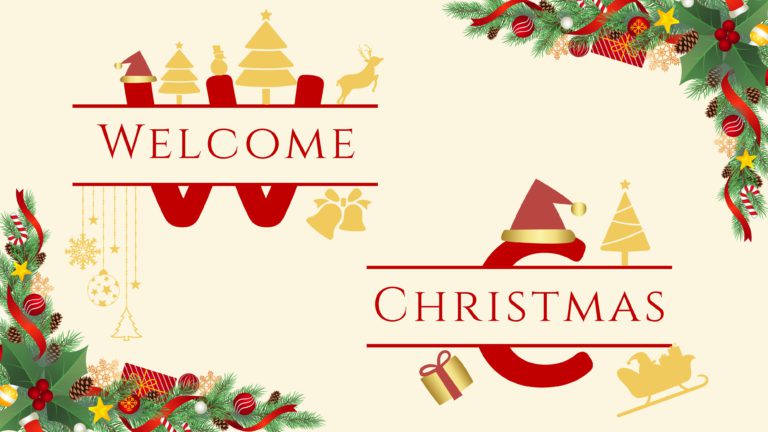 Welcome Christmas Slideshow Template & Google Slides Theme 1