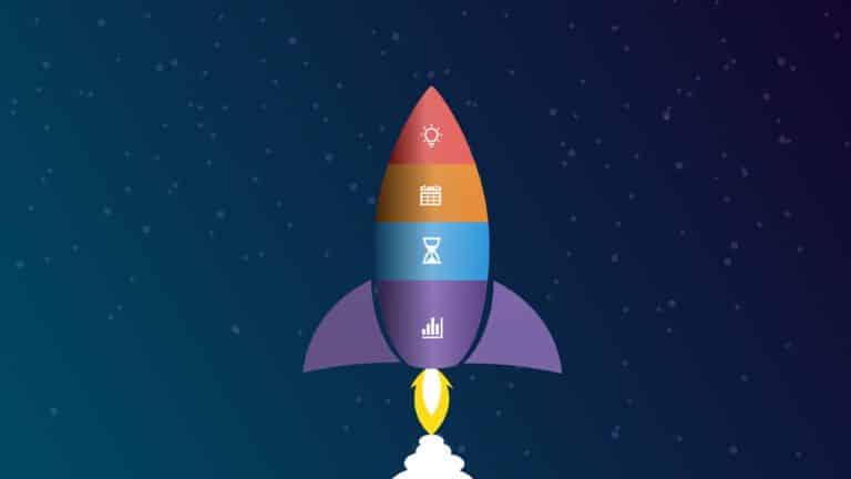 Morph Rocket Animated Slide & Google Slides Theme