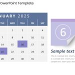 2025 Google Slides and PowerPoint Calendar Template Theme 13