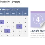 2025 Google Slides and PowerPoint Calendar Template Theme 14