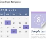 2025 Google Slides and PowerPoint Calendar Template Theme 16